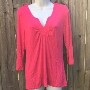 NWT New York and company pink three-quarter Sleeve